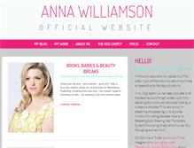 Tablet Screenshot of annawilliamson.co.uk